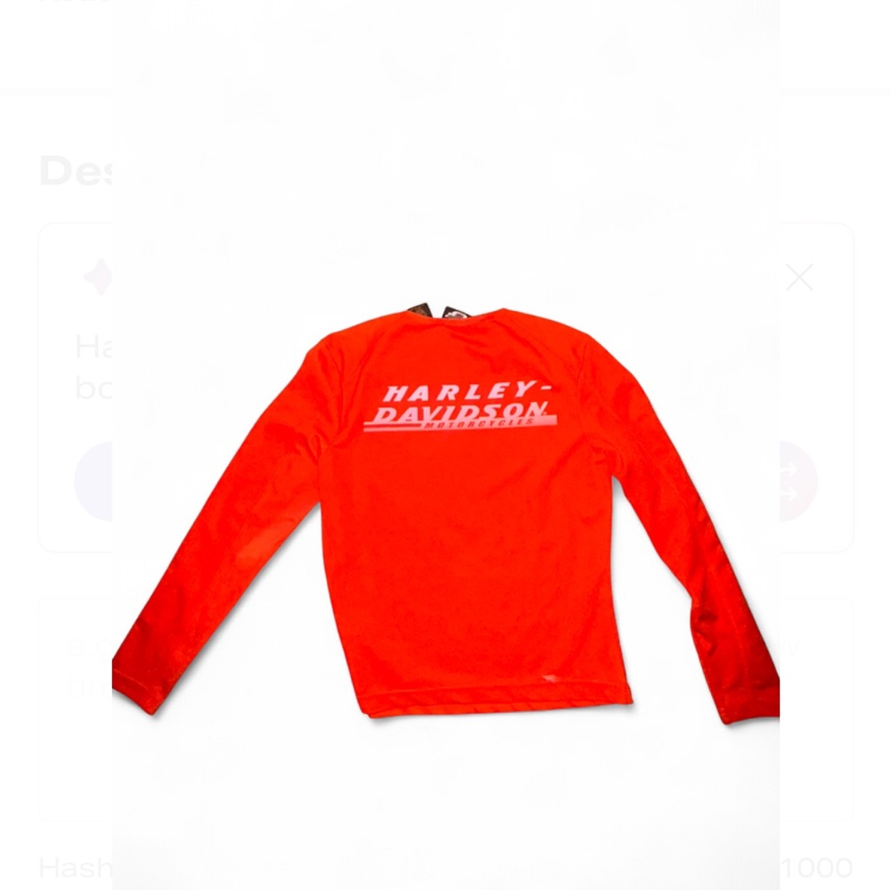 Harley-Davidson Bright Red Long Sleeve Tee